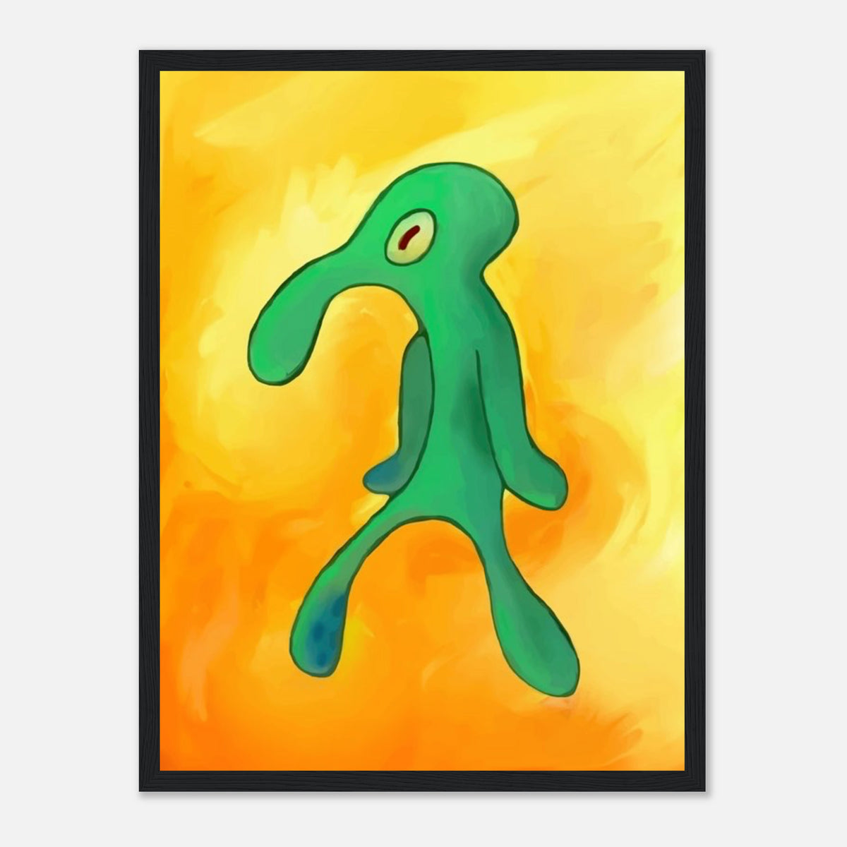 Thaddäus-Kunst im edlen Holzrahmen (30 x 40 cm)